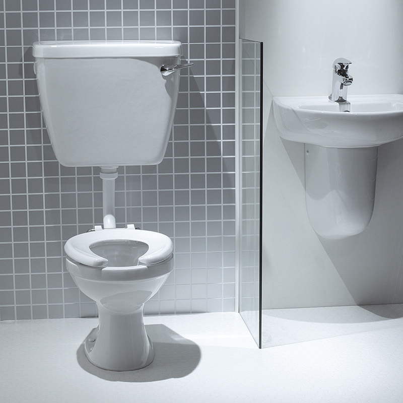 Low Level Infant School Pan, Seat and Cistern