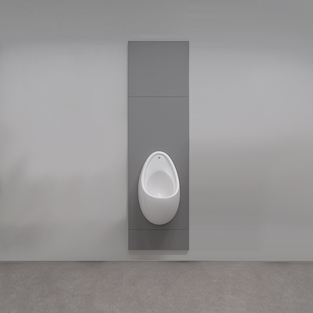 Urinal Set with Concealed Cistern