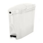 Pedal Sanitary Bin - White