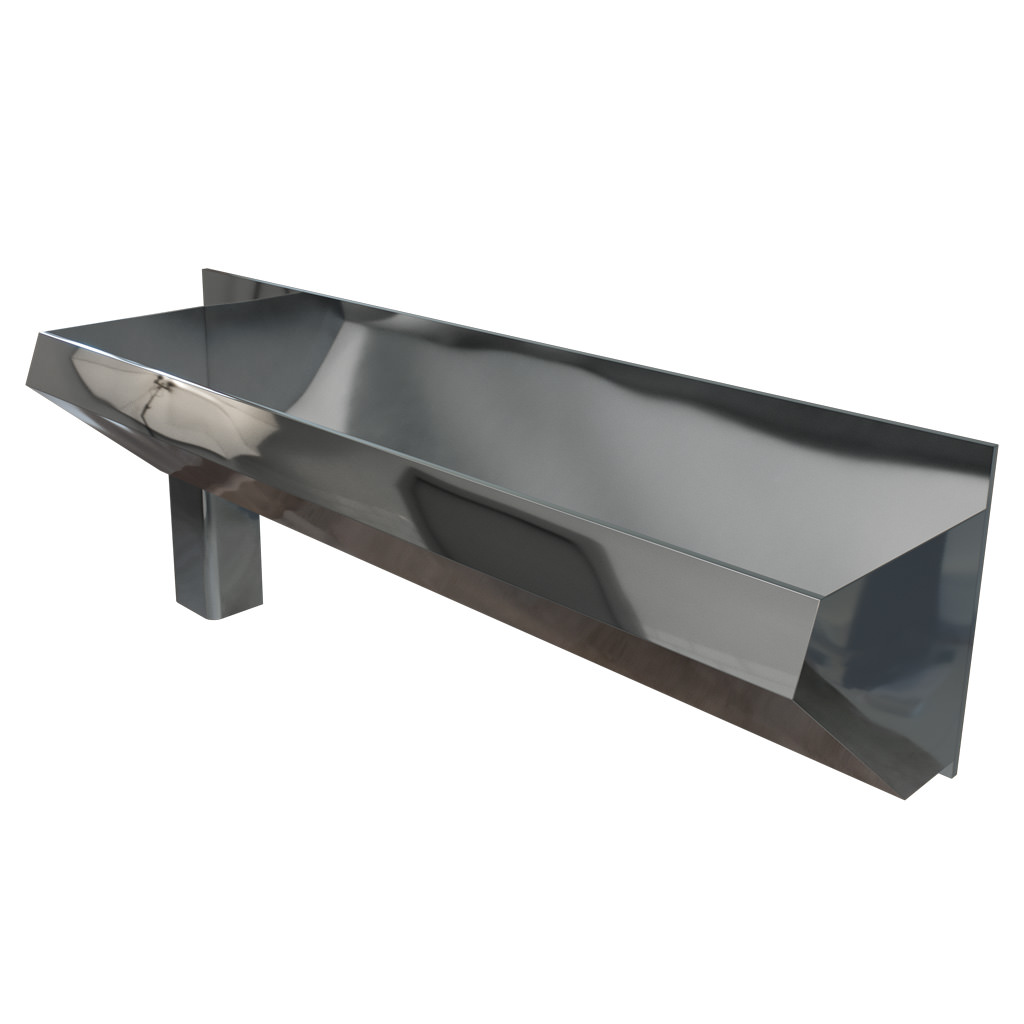 Scrub-Up Trough - Stainless Steel Surgeons Trough