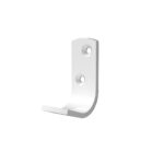 Single Doc M Coat Hook - White
