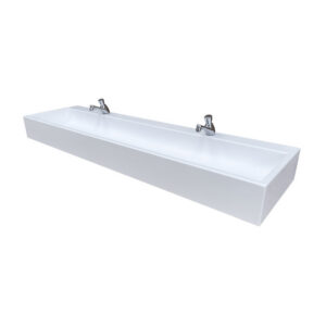 Solid Surface Wash Trough - Trade Washrooms