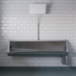 Stainless Steel Urinal Trough and Cistern Pack
