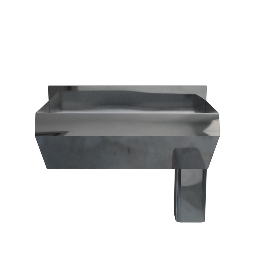 800mm Surgeons Scrub-Up Trough - RH Outlet - SSUT0800R