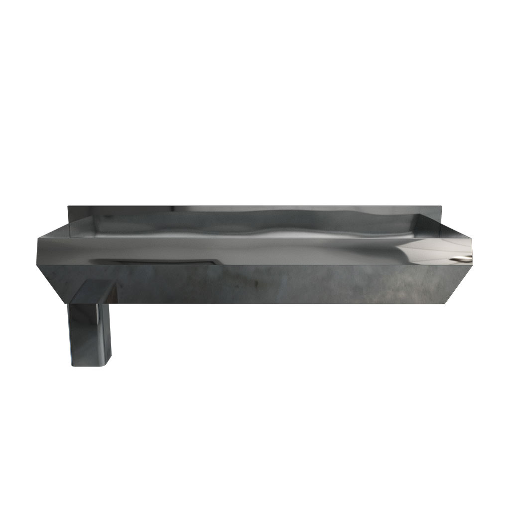 1600mm Surgeons Scrub-Up Trough - LH Outlet - SSUT1600L