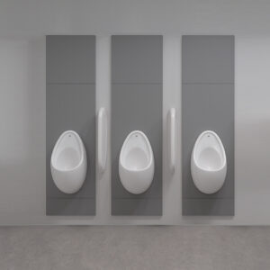 Three Urinal Set with Concealed Cistern