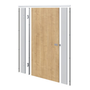 Toilet Cubicle Door Pack - Oak