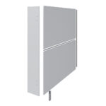 Toilet Cubicle Partition Pack - Light Grey