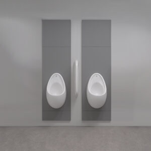 Two Urinal Set with Concealed Cistern