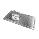 Wall-Mounted Clinical Sink and Drainer - IHSH1200R06
