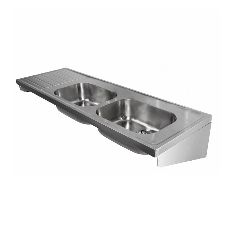 Wall-Mounted Clinical Sink and Drainer - IHSHD1800L03