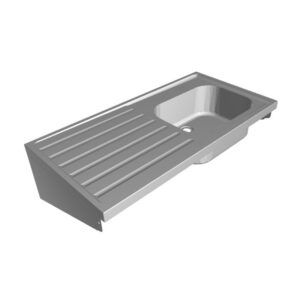 Wall-Mounted Clinical Sink and Drainer Kit - IHSH1200L03KIT