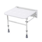 Wall-Mounted Shower Seat - Plastic Seat