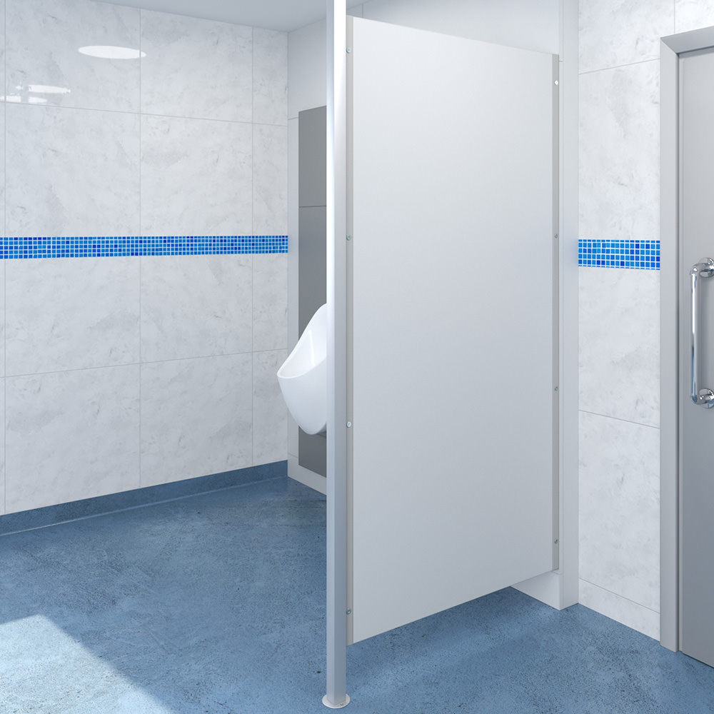 Washroom Modesty Screen - Light Grey - Cubicle Store