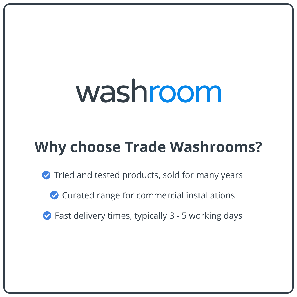 Washroom Collection - Why choose Trade Washrooms?