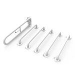 White Doc M Toilet Grab Rail Pack