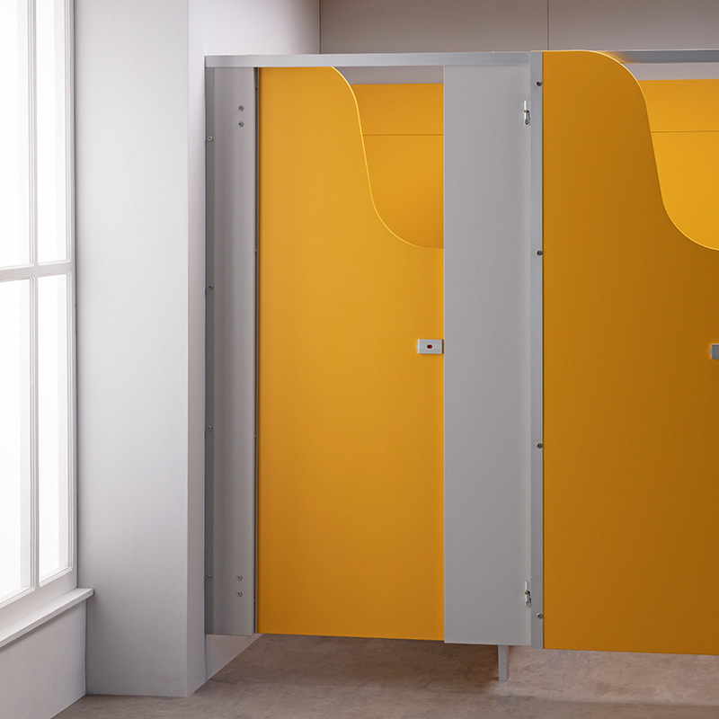 Yellow Children's Toilet Cubicle Door Pack
